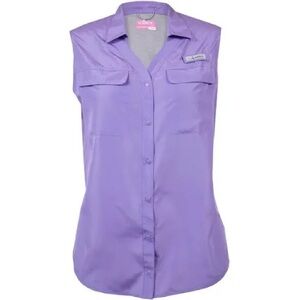 NWT Habit Women's UPF 40+ Vented Back Sleeveless Shirt (Fairy Wren, M)